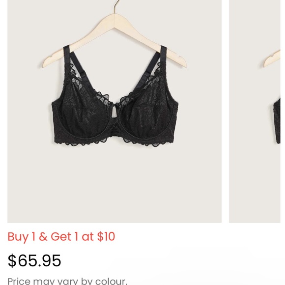 40DDD Deesse unlined lace bra. EUC - Picture 2 of 2